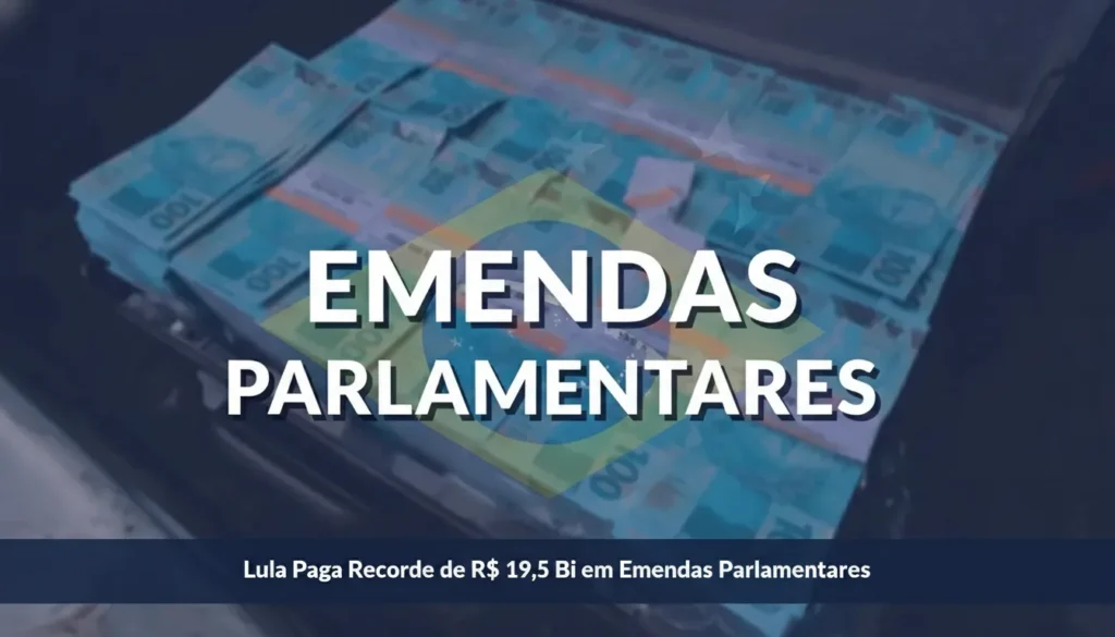emendas parlamentares recorde