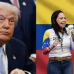Trump e María Corina Machado