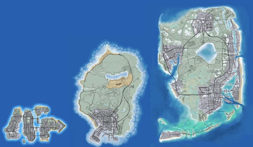expansão do mapa de GTA VI