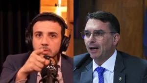 Renan Santos Flávio Bolsonaro