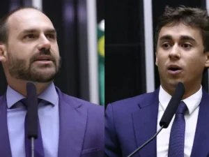 Nikolas Ferreira visita Bolsonaro