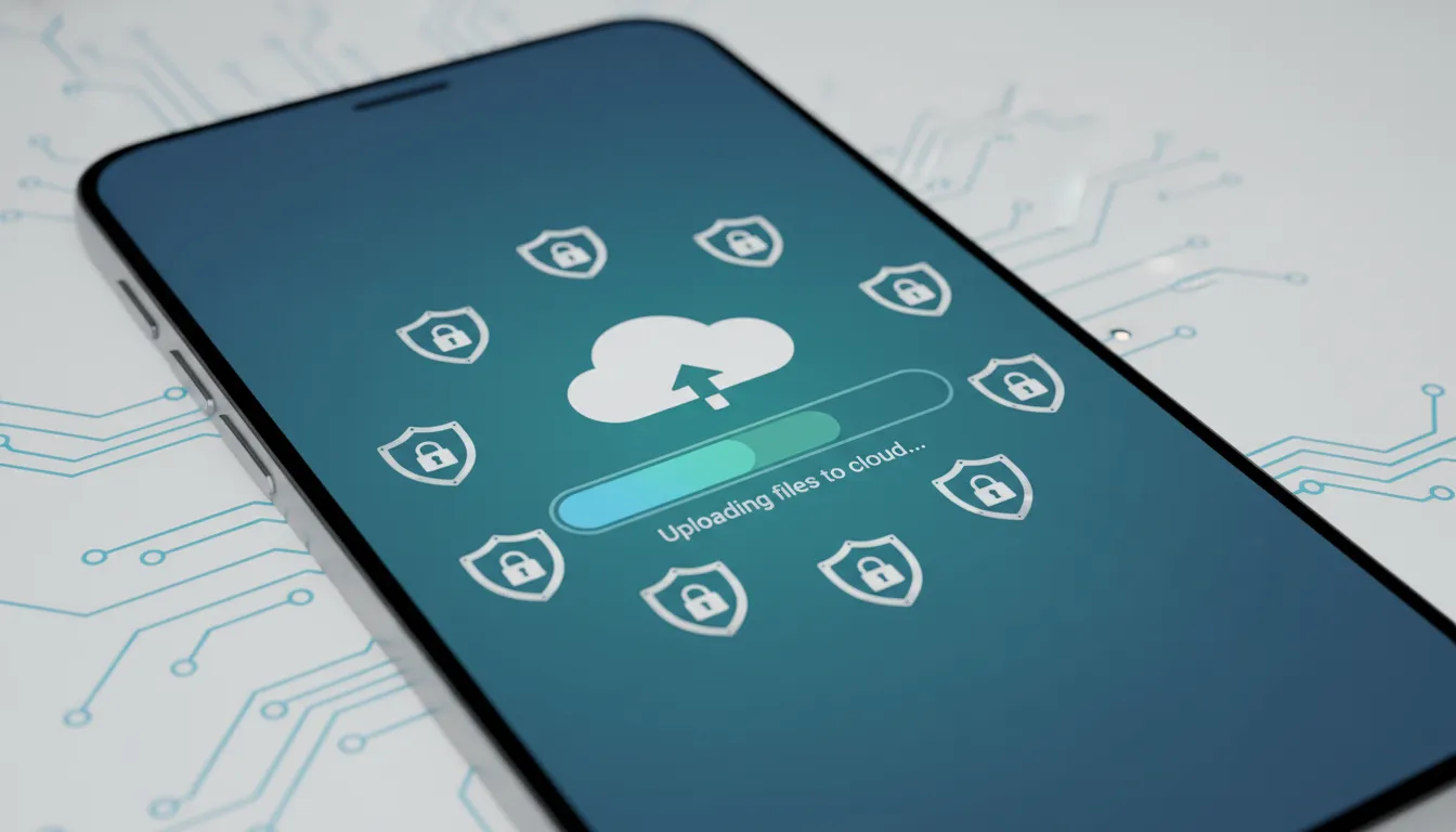 Imagem em estilo vetor de uma interface gráfica simplificada de celular, mostrando uma barra de prog